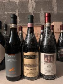 Lotto misto Barolo barbaresco vintage piemonte