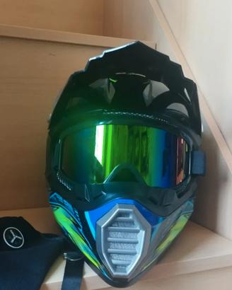 Casco Motocross BGMKE Bambino S 55-56 cm 