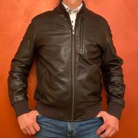 Bomber Liu Jo man in vera pelle