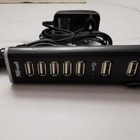 Hub USB 7 porte Trust con alimentatore