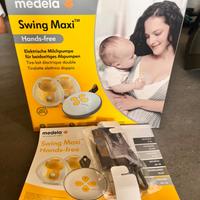 Tiralatte elettrico doppio Medela Swing Maxi Hands