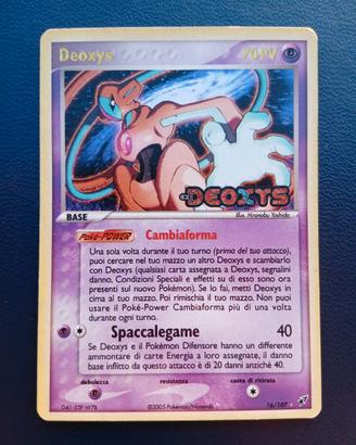 Pokémon Deoxys 16/107 Stamped Reverse Holo ita