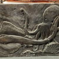 quadro incisione su pietra ambiente marino con fir