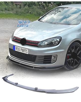 SPOILER LIP VOLKSWAGEN VW GOLF 6 GTI 08-12 CARBONI