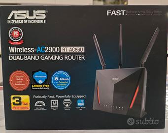 ASUS RT-AC86U Dual Band AC2900 Gaming WiFi router