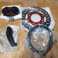 Impianto freno completo maggiorato pitbike scooter