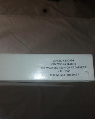 Box di 5 LP Svp II Weavers - At Carnegie Hall 1963