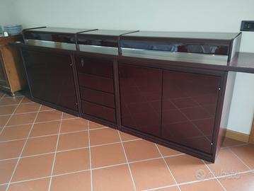 Mobile da soggiorno/ madia laccato tinta melanzana