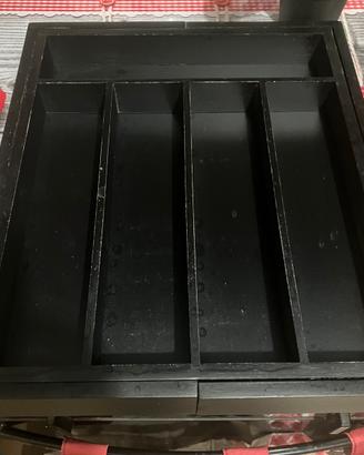 Portaposate da Cassetto in bambù, 7 Scomparti