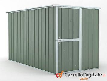 deposito attrezzi box giardino 175x307 verde