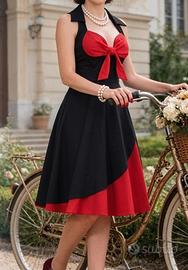 Abito pin-up rockabilly vintage anni 50 60