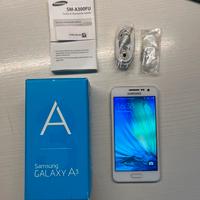 Samsung Galaxy A3 Bianco Scatola e Accessori