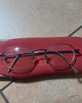 Occhiali da vista vintage LAFONT con custodia ross