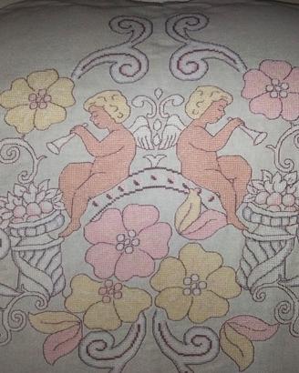 quadro ricamato a mano a punto croce 