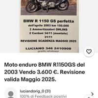 BMW R1150GS del 2003