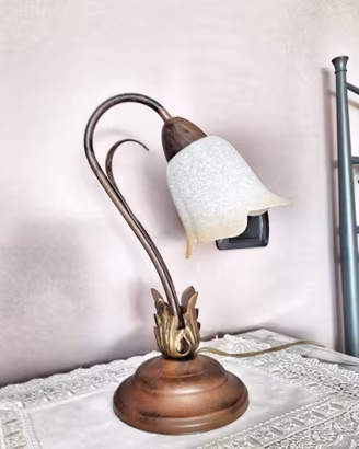 Lampadario+Lampade in Ferro battuto artigianale