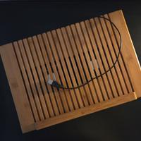 Stand per macbook e pc portatili in bambù con vent