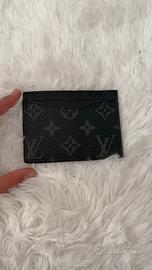 porta carte nero, uomo mai usato