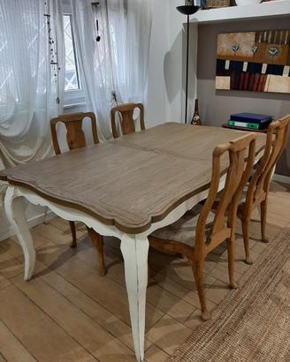 Tavolo Shabby Chic in Legno