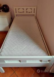 Letto Kritter ikea con materasso  e sponda