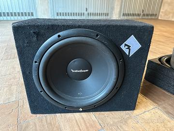 KIT SUBWOOFER + AMPLIFICATORE ROCKFORD FOSGATE