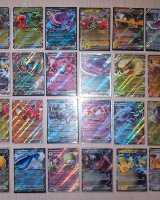 Lotto di 24 Carte Pokemon Ita EX Holo Rare