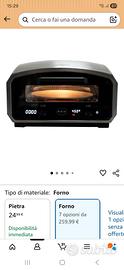 Forno pizza rotante  Rgv Vulcano 1 anno garanzia