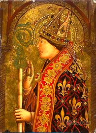 Quadro dipinto a tempera