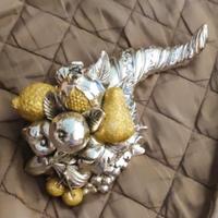 Cornucopia laminato argento 
