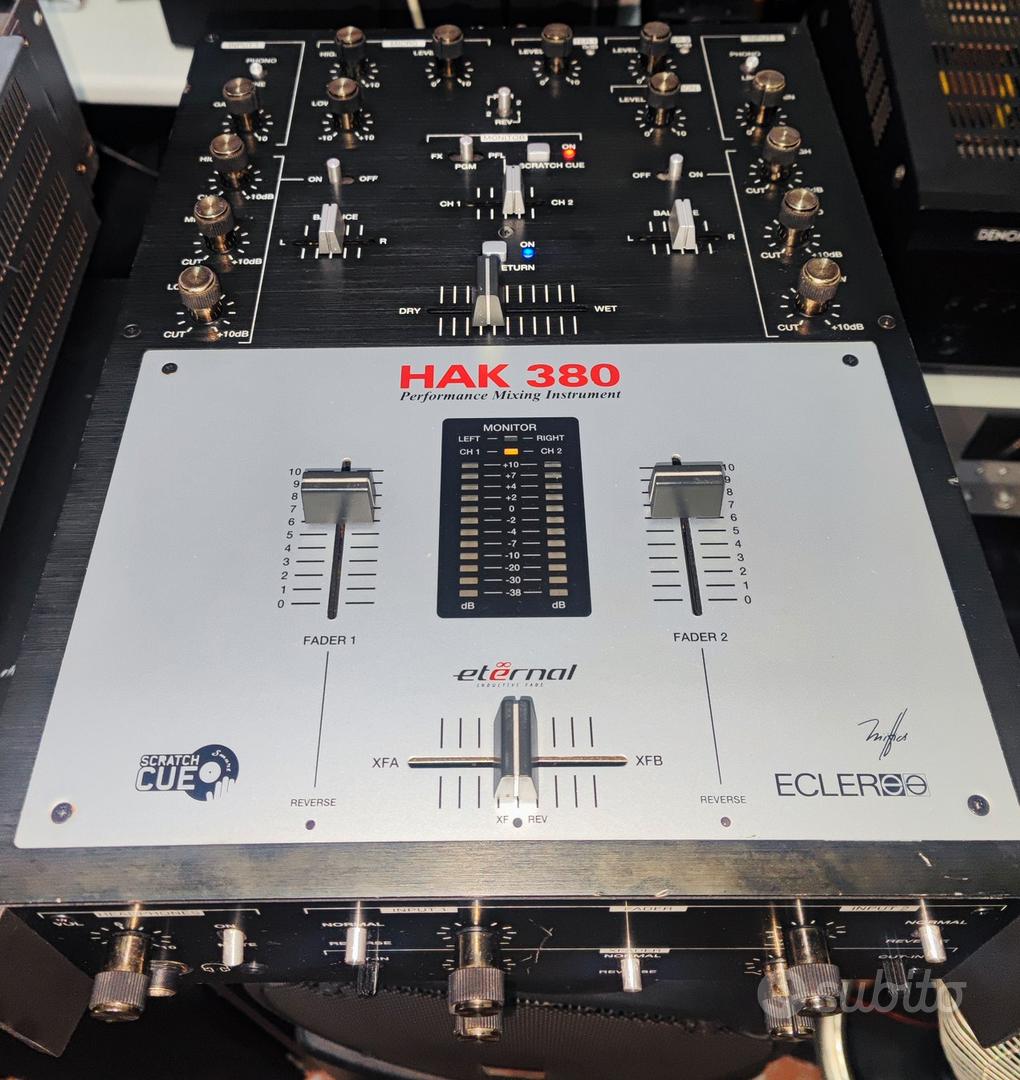 DISC Ecler HAK 380 2-Channel DJ Mixer - Audio/Video In vendita a