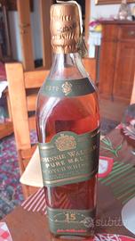 Bottiglia Johnnie Walker pure malt 15 y.o. anni 90