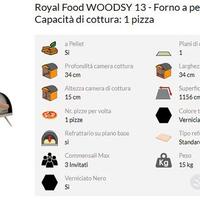 Forno a pellet per pizza