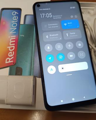 Redmi Note 9 Smartphone Dual Sim 6GB/128GB. usato