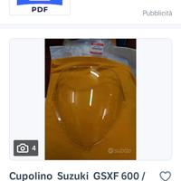 Cupolino  Suzuki  GSXF