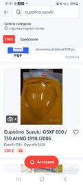 Cupolino  Suzuki  GSXF