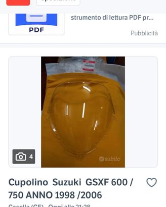 Cupolino  Suzuki  GSXF