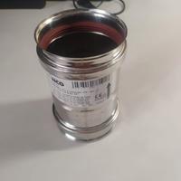 RACCORDO INOX DRITTO D. 80 mm