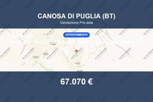 Immobile in asta di 115 m² con box auto a Canosa d
