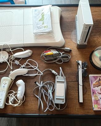 WII + balance board + accessori
