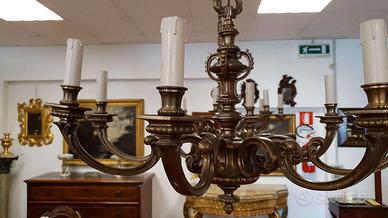 lampadari in ottone  antichi