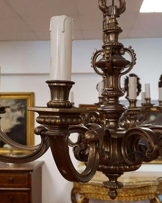 lampadari in ottone  antichi