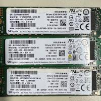 Stock di 3 moduli NVME 256 Gb