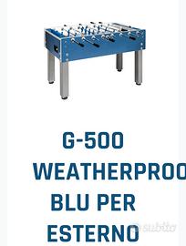 Calcio balilla garlando g500 weathrproof  nuovo 