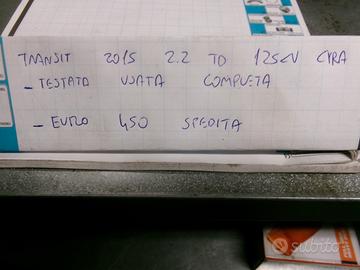 Testata completa transit 2015 2.2 td 125cv cyra