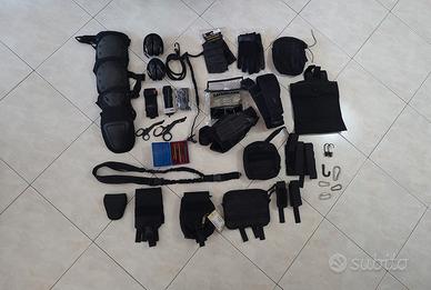 materiale tattico militare softair colore  nero 