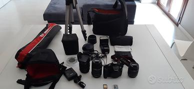 Canon 1100d kit fotografia reflex completo