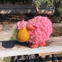 Salvadanaio, in terracotta “ la pecorella rosa”