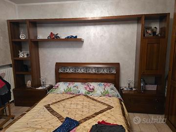 camera da letto completa legno massello