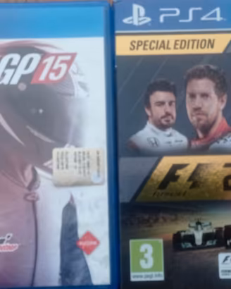 Lotto Giochi PS4 - MotoGP 15 + F1 2017 - PlayStati