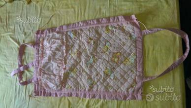 Fasciatoio trapuntato da viaggio porta pannolini